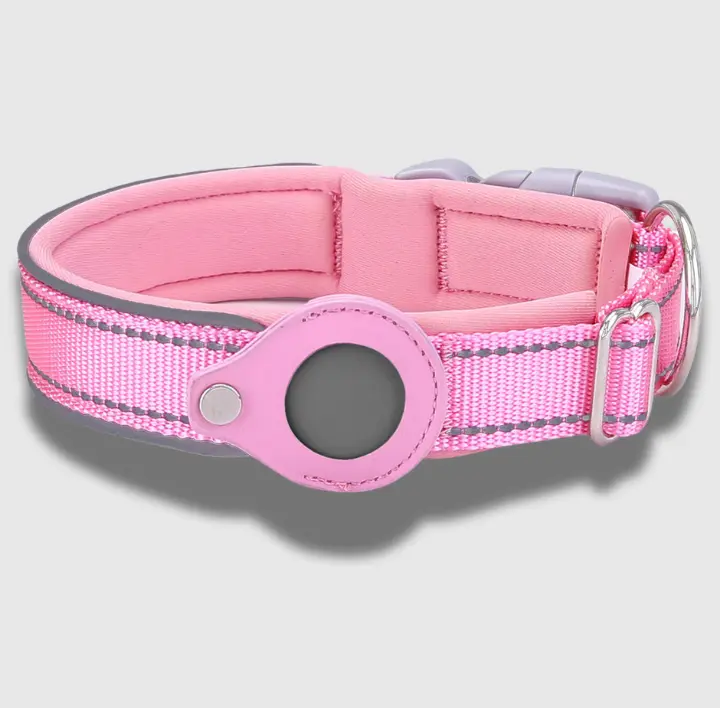 Pink Tag dog collar