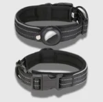 black Tag dog collar