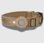 Desert Brown Tag dog collar