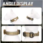 Desert Brown Tag dog collar