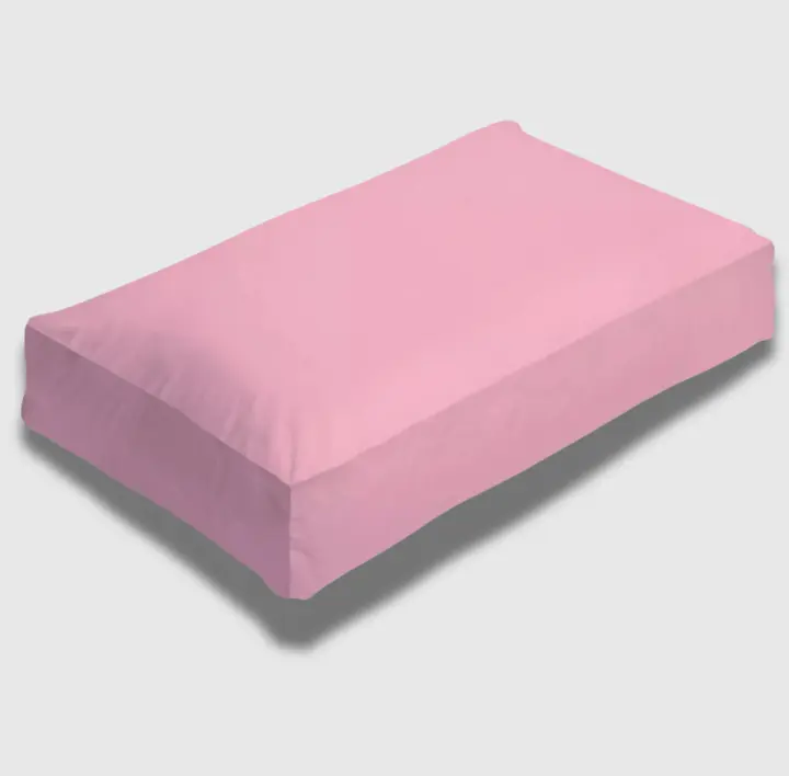 Pink box pillow cove