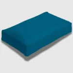 Teal box pillow case