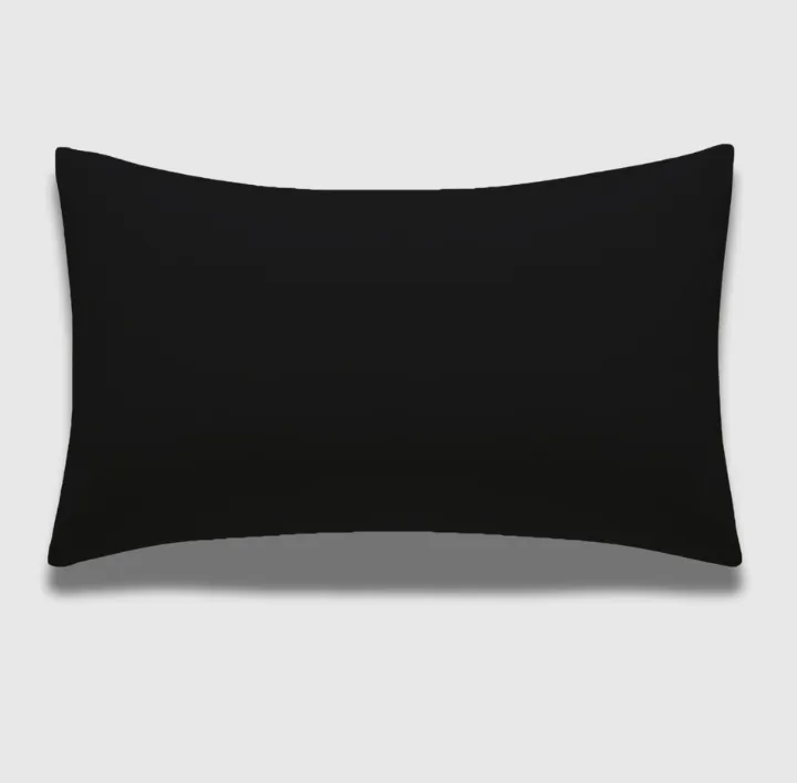 Black Curved Rectangle PillowCase