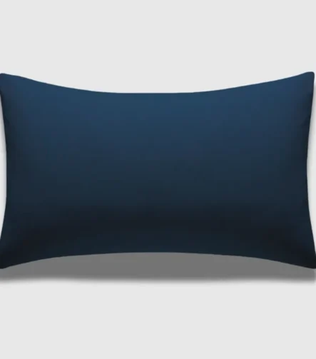 Navy Blue Curved Rectangle PillowCase