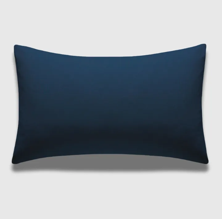 Navy Blue Curved Rectangle PillowCase