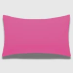 Dark Pink Curved Rectangle PillowCase