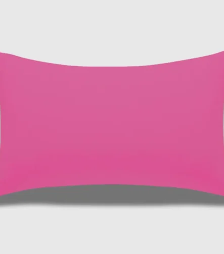 Dark Pink Curved Rectangle PillowCase