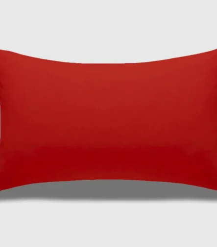 Red Curved Rectangle PillowCase