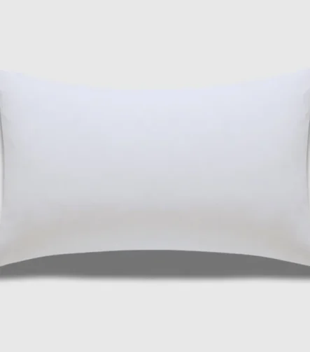 White Blue Curved Rectangle PillowCase