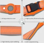 Orange Tag dog collar