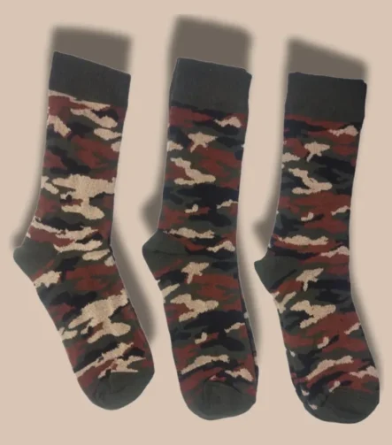 Camouflag Mens Socks Multi