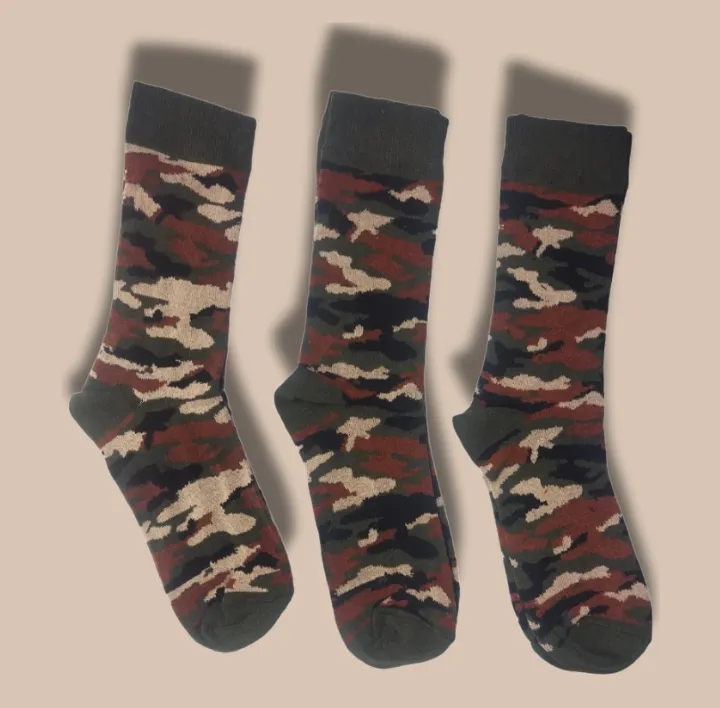 Camouflag Mens Socks Multi
