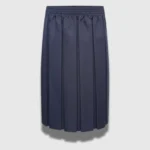 Navy Blue Girl Box Pleated