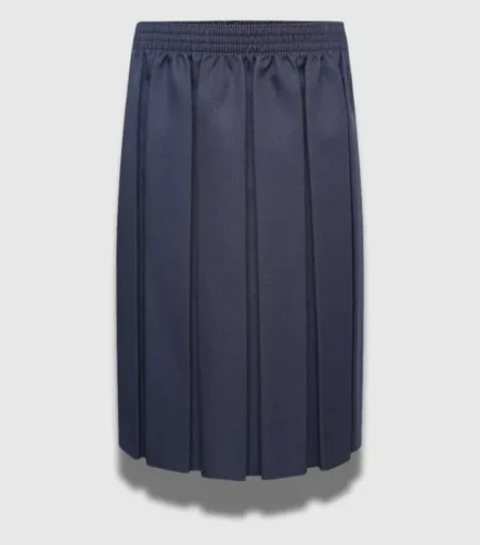 Navy Blue Girl Box Pleated