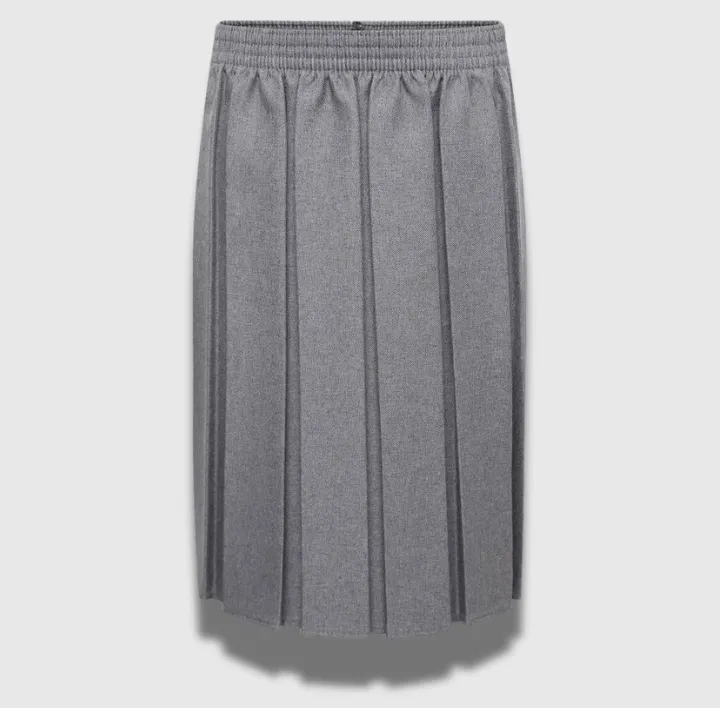 Grey Girl Box Pleated