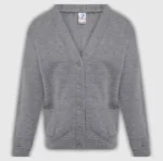 Gray Sweat Shirt Cardigan