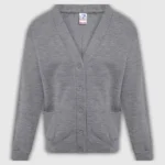 Gray Sweat Shirt Cardigan