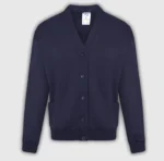 Navy Sweat Shirt Cardigan