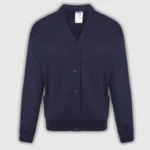 Navy Sweat Shirt Cardigan