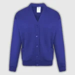 Royal Blue Sweat Shirt Cardigan