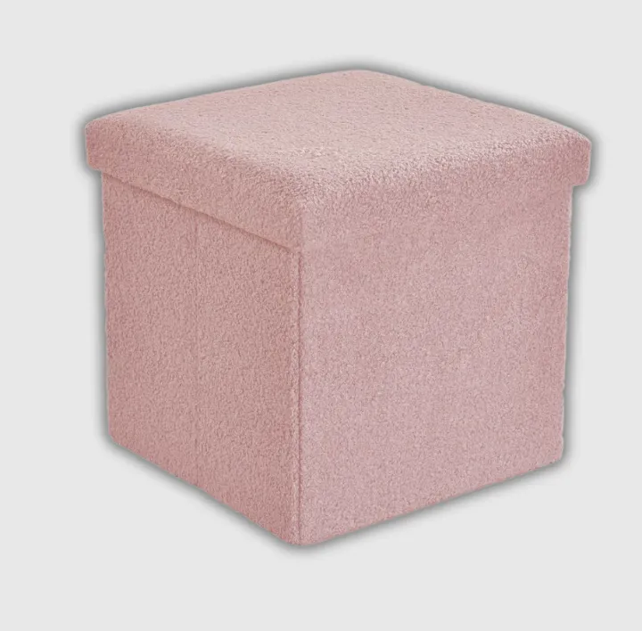 Boucle Storage Box blush