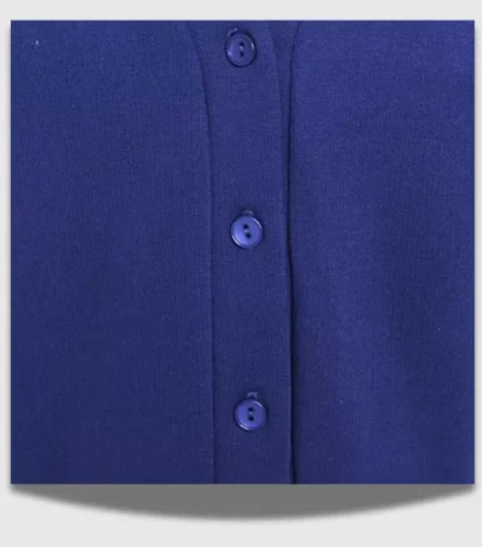 Royal Blue Sweat Shirt Cardigan