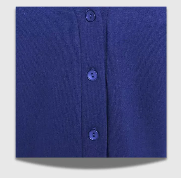 Royal Blue Sweat Shirt Cardigan