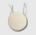 Beige round seat pad kitchen stool