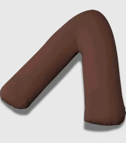 Brown V Shape Bolster Case