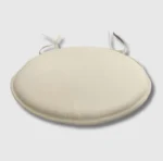 Beige round seat pad kitchen stool