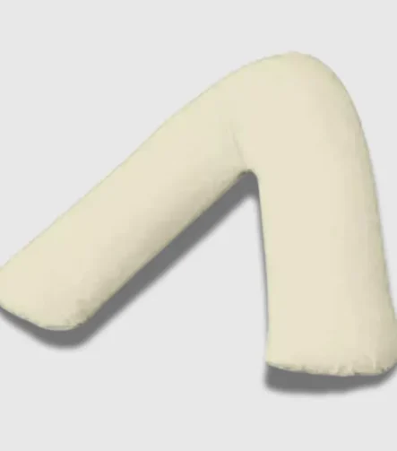 Cream V Shape Bolster Case