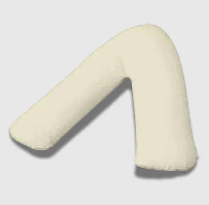 Cream V Shape Bolster Case
