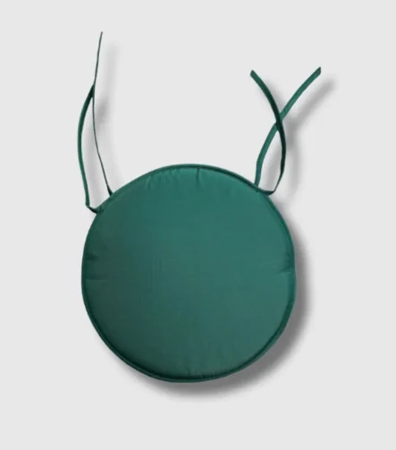 Green round seat pad kitchen stool