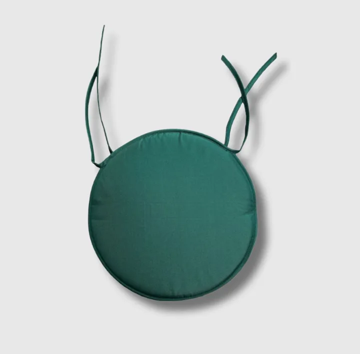 Green round seat pad kitchen stool