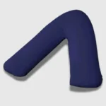 Navy Blue V Shaoe Bolster Case