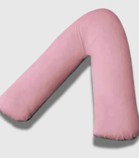 Pink V Shaoe Bolster Case