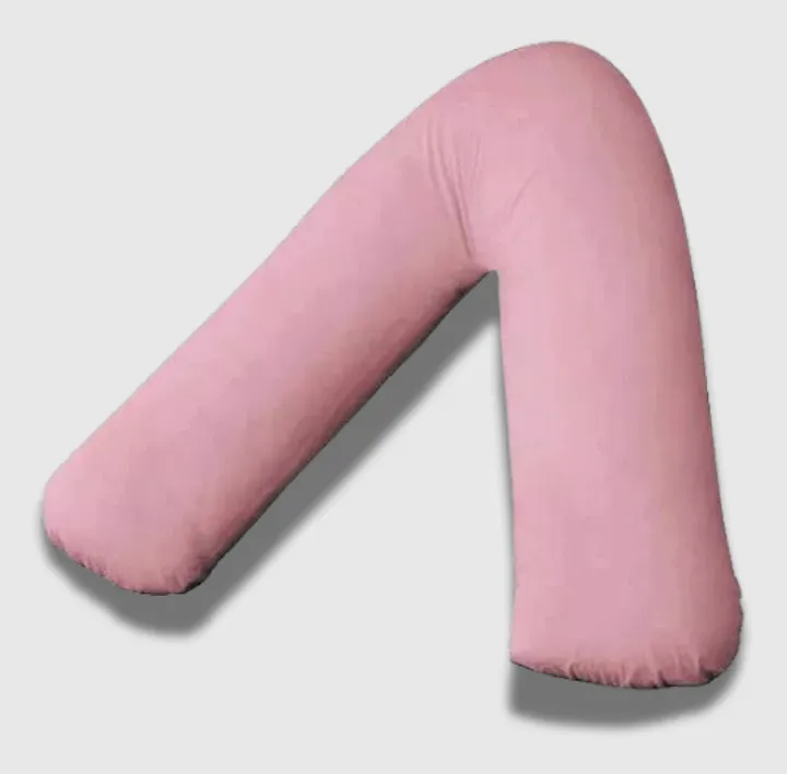 Pink V Shaoe Bolster Case