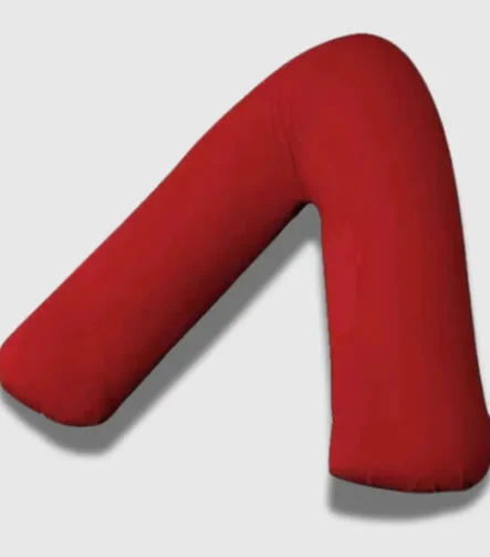 Red V Shaoe Bolster Case