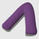 Purpel V Shaoe Bolster Case