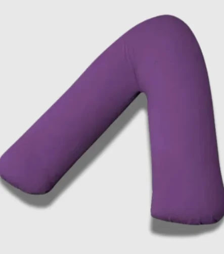 Purpel V Shaoe Bolster Case