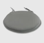 Silver round seat pad kitchen stool