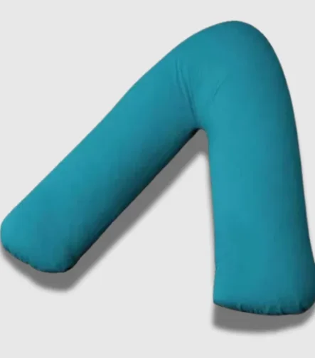 Teal V Shape Bolster Case