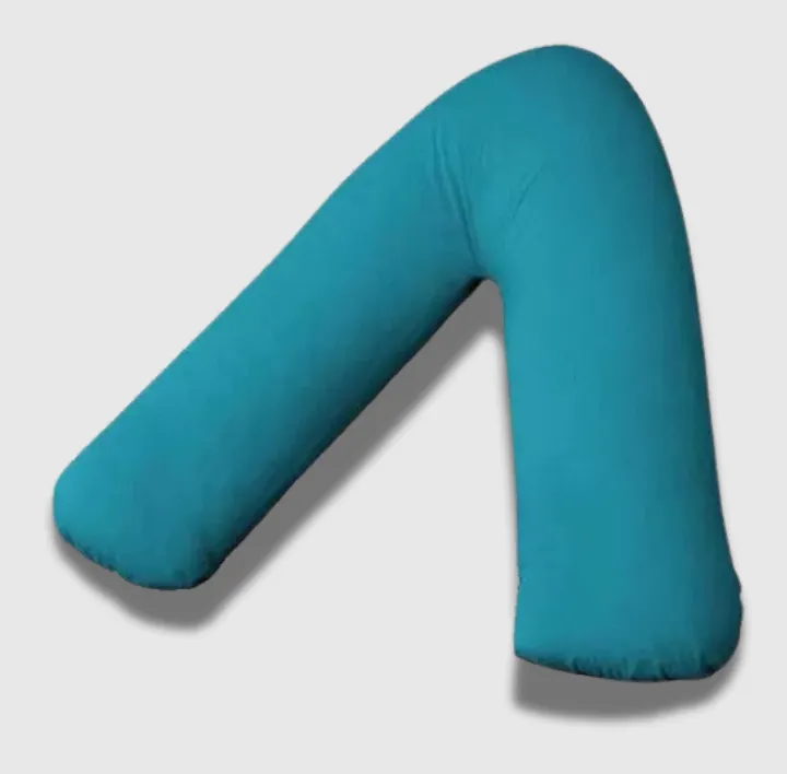 Teal V Shape Bolster Case