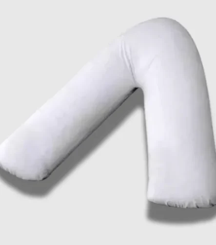 White V Shape Bolster Case
