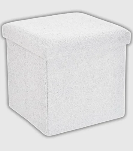 Boucle Storage Box white