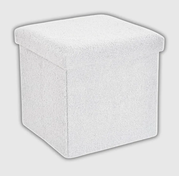 Boucle Storage Box white