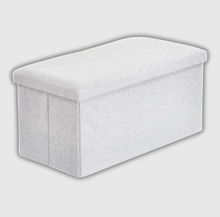 Boucle Storage Box white