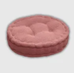 Blush booster pad round fleece