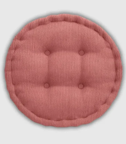 Blush booster pad round fleece