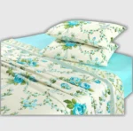 Olivia Teal Printed Sheet Set
